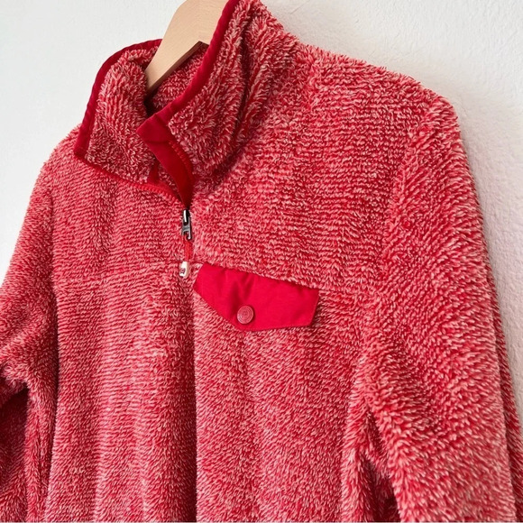 Cinch Jeans Red Fleece 1/4 Zip - Picture 8 of 14